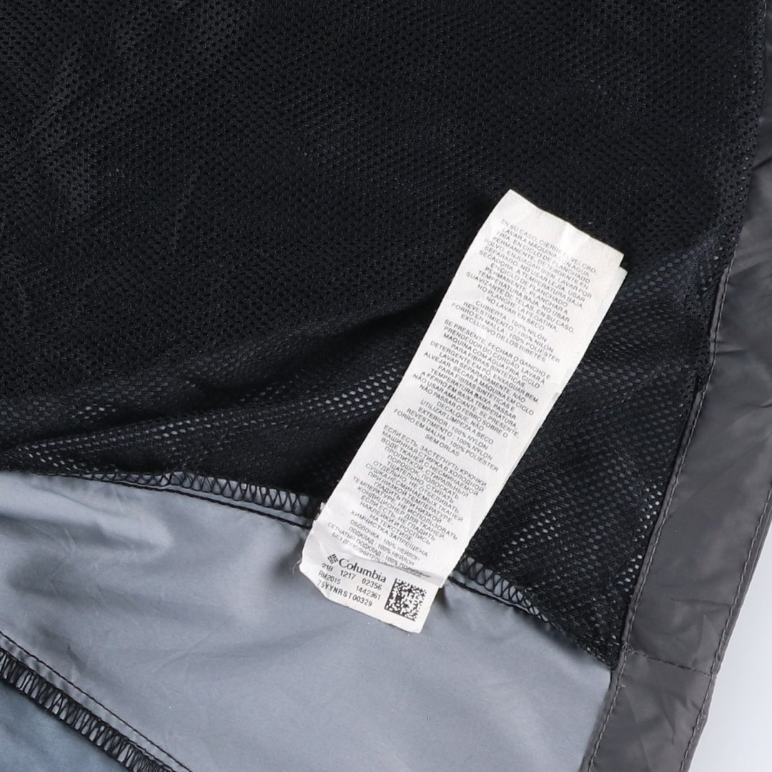 Columbia Nylon Jacket, Men's XL Nylon black type Vintage Second Hand