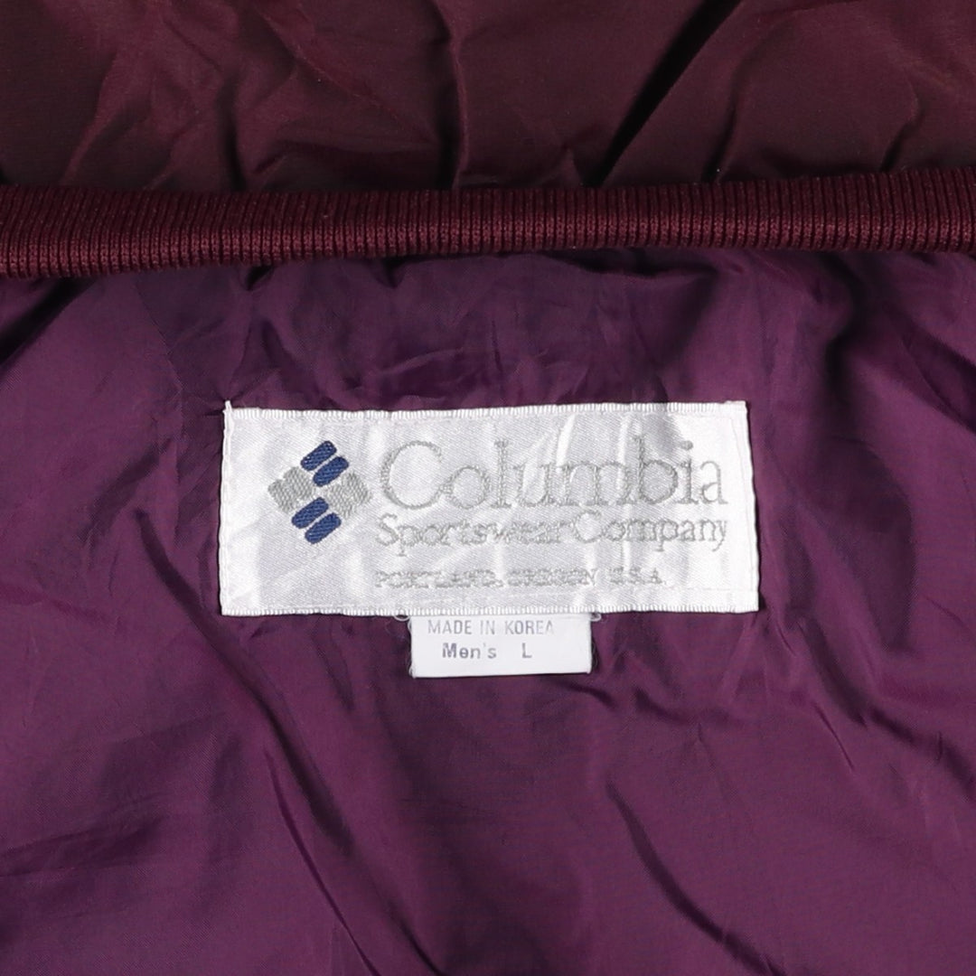 90'S Vintage Columbia Bugaboo Mountain Jacket, Shell Jacket, Men's Size L, White Tag Nylon green type Vintage Second Hand