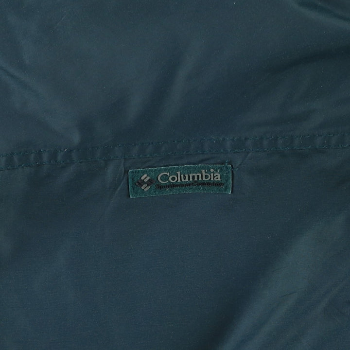 90'S Vintage Columbia Bugaboo Mountain Jacket, Shell Jacket, Men's Size L, White Tag Nylon green type Vintage Second Hand