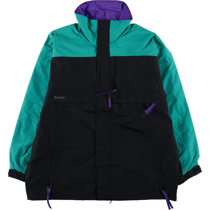 90'S Vintage Columbia GIZZMO Mountain Jacket, Shell Jacket, Men's Size L, White Tag, Size L Nylon black type Vintage Second Hand