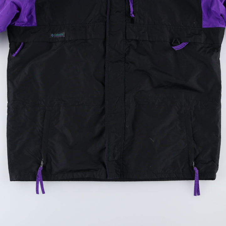 90'S Vintage Columbia GIZZMO Mountain Jacket, Shell Jacket, Men's Size L, White Tag, Size L Nylon black type Vintage Second Hand