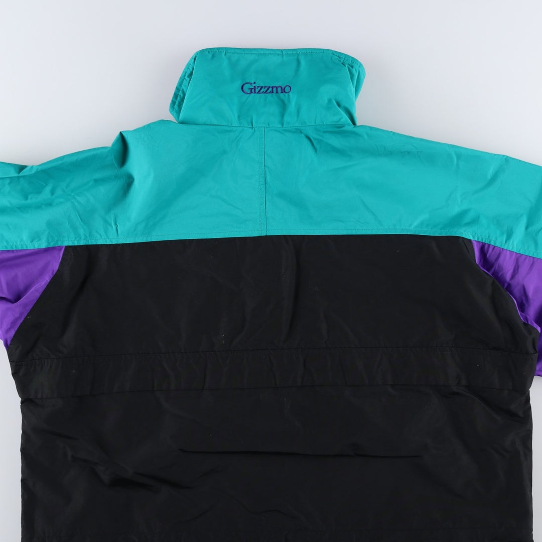 90'S Vintage Columbia GIZZMO Mountain Jacket, Shell Jacket, Men's Size L, White Tag, Size L Nylon black type Vintage Second Hand