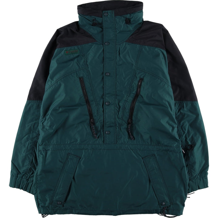 90'S Columbia White Tag Half-Zip Pullover Mountain Jacket, Men's XXL unclear dark green Vintage Second Hand