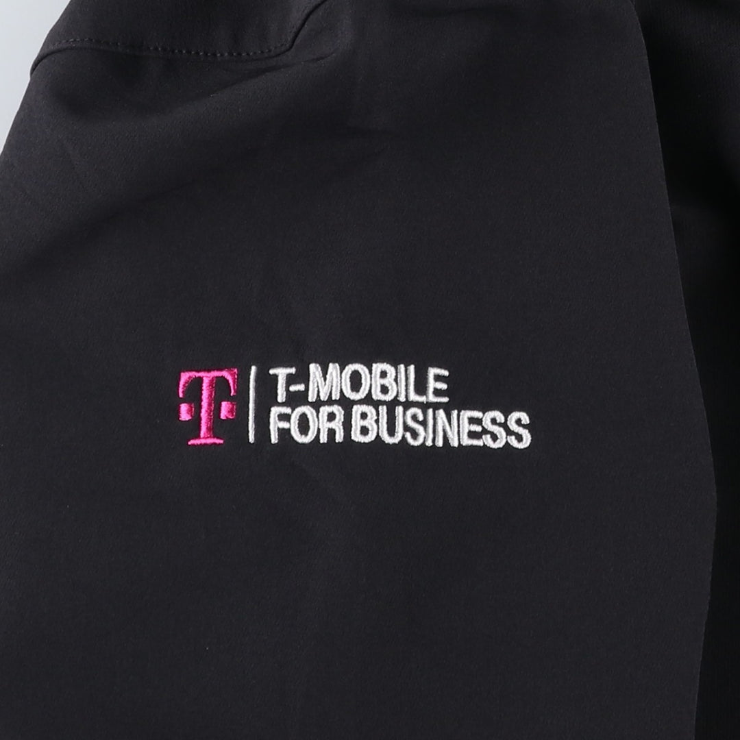 The North Face Softshell Jacket, Men's Size L polyester black type Vintage Second Hand