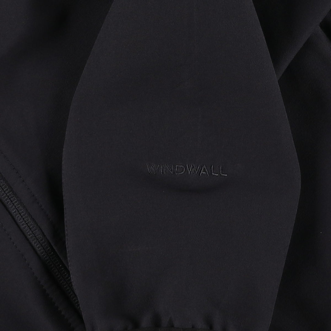 The North Face Softshell Jacket, Men's Size L polyester black type Vintage Second Hand