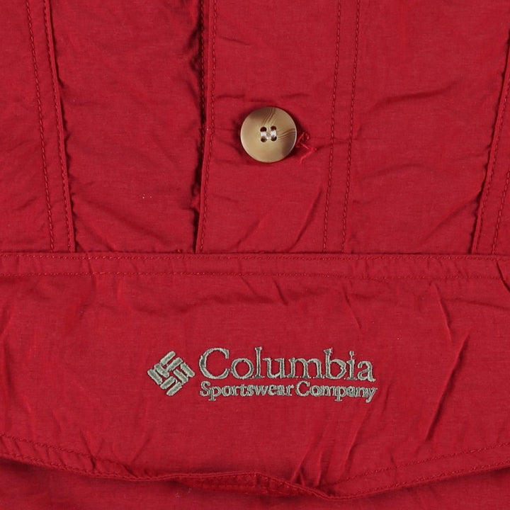 90s-00'S Columbia Anorak Parka Men's XL Nylon burgundy type Vintage Second Hand
