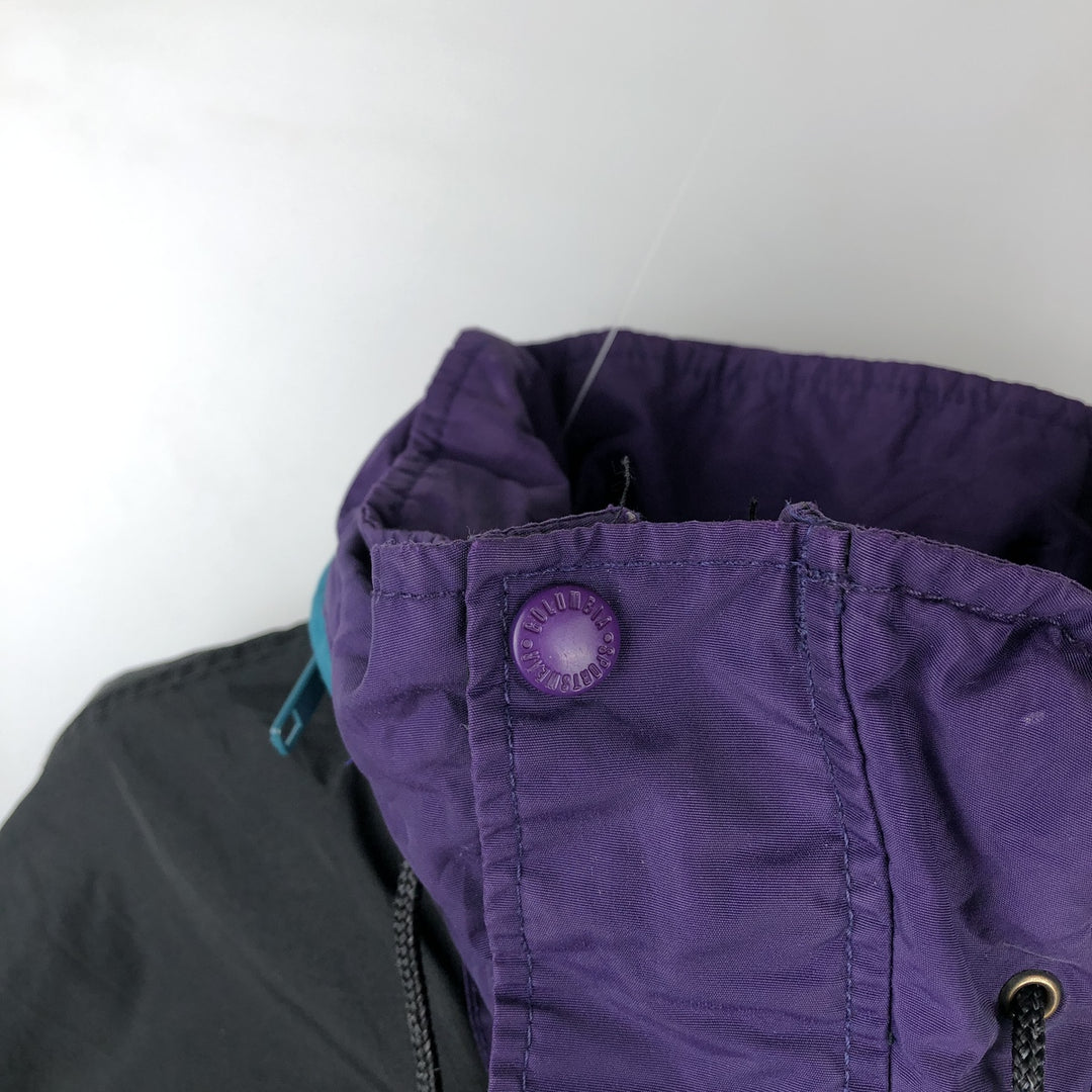 90'S Vintage Columbia Anorak Jacket with White Tag, Men's Size Medium unclear purple type Vintage Second Hand
