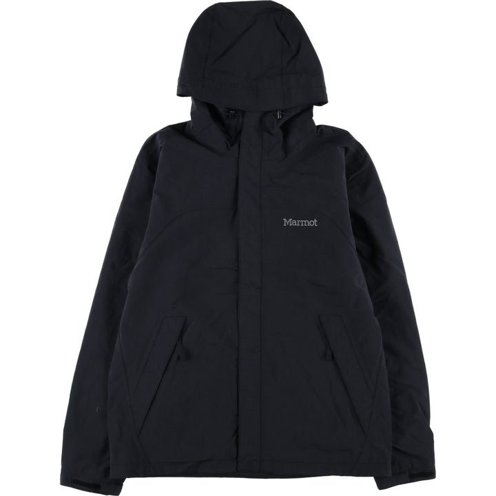 Marmot Mountain Parka Shell Jacket, Men's Size S Nylon black type Vintage Second Hand