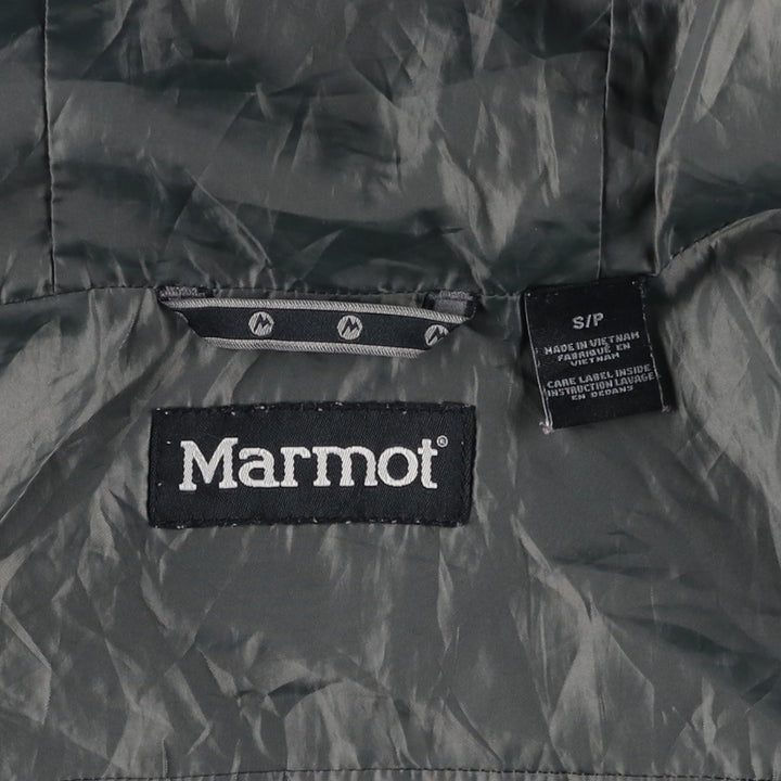 Marmot Mountain Parka Shell Jacket, Men's Size S Nylon black type Vintage Second Hand