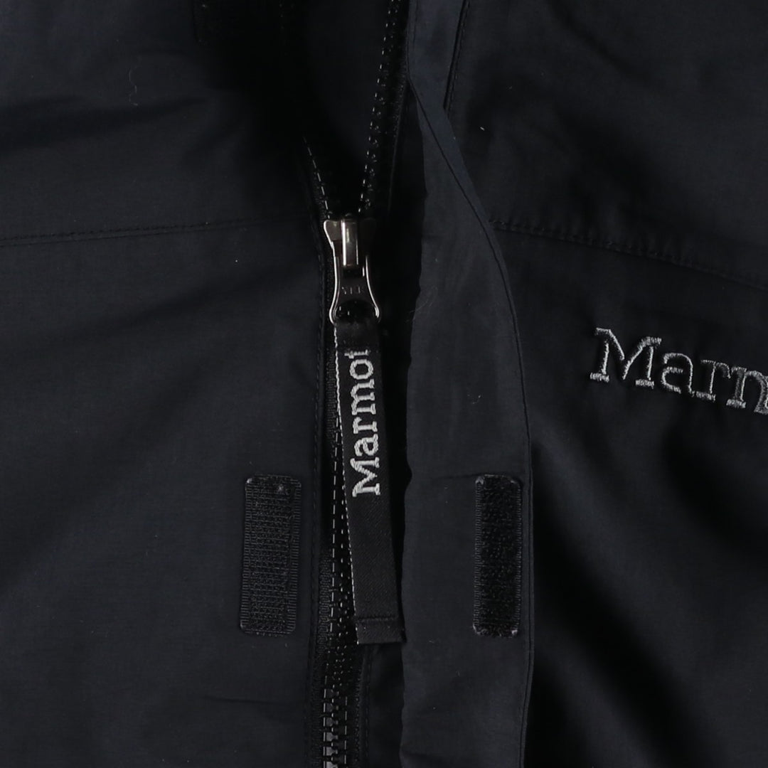 Marmot Mountain Parka Shell Jacket, Men's Size S Nylon black type Vintage Second Hand