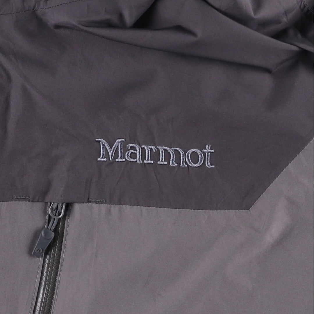 00'S Marmot Mountain Parka Shell Jacket Men's L size polyester gray type Vintage Second Hand