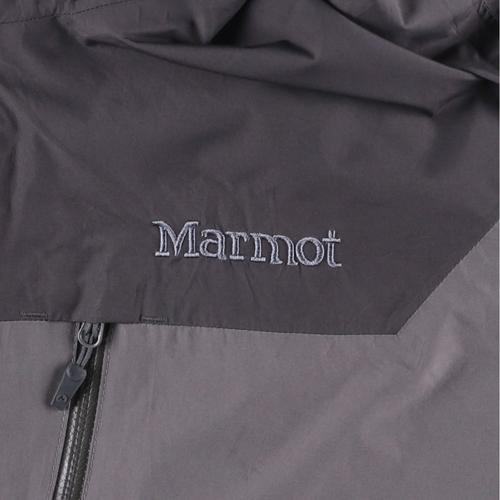00'S Marmot Mountain Parka Shell Jacket Men's L size polyester gray type Vintage Second Hand