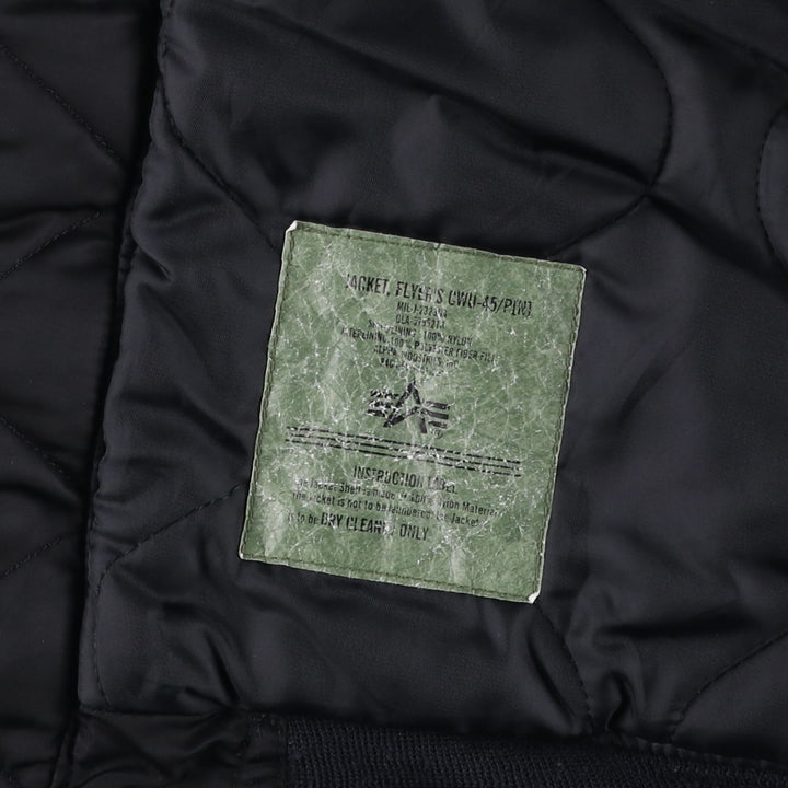 Civilian Alpha CWU-45 Nylon black type Vintage Second Hand