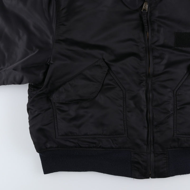 Civilian Alpha CWU-45 Nylon black type Vintage Second Hand