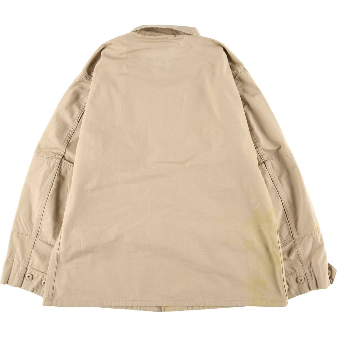 Civilian Ripstop PROPPER Military Combat Jacket, Men's Size L cotton Beige type Vintage Second Hand