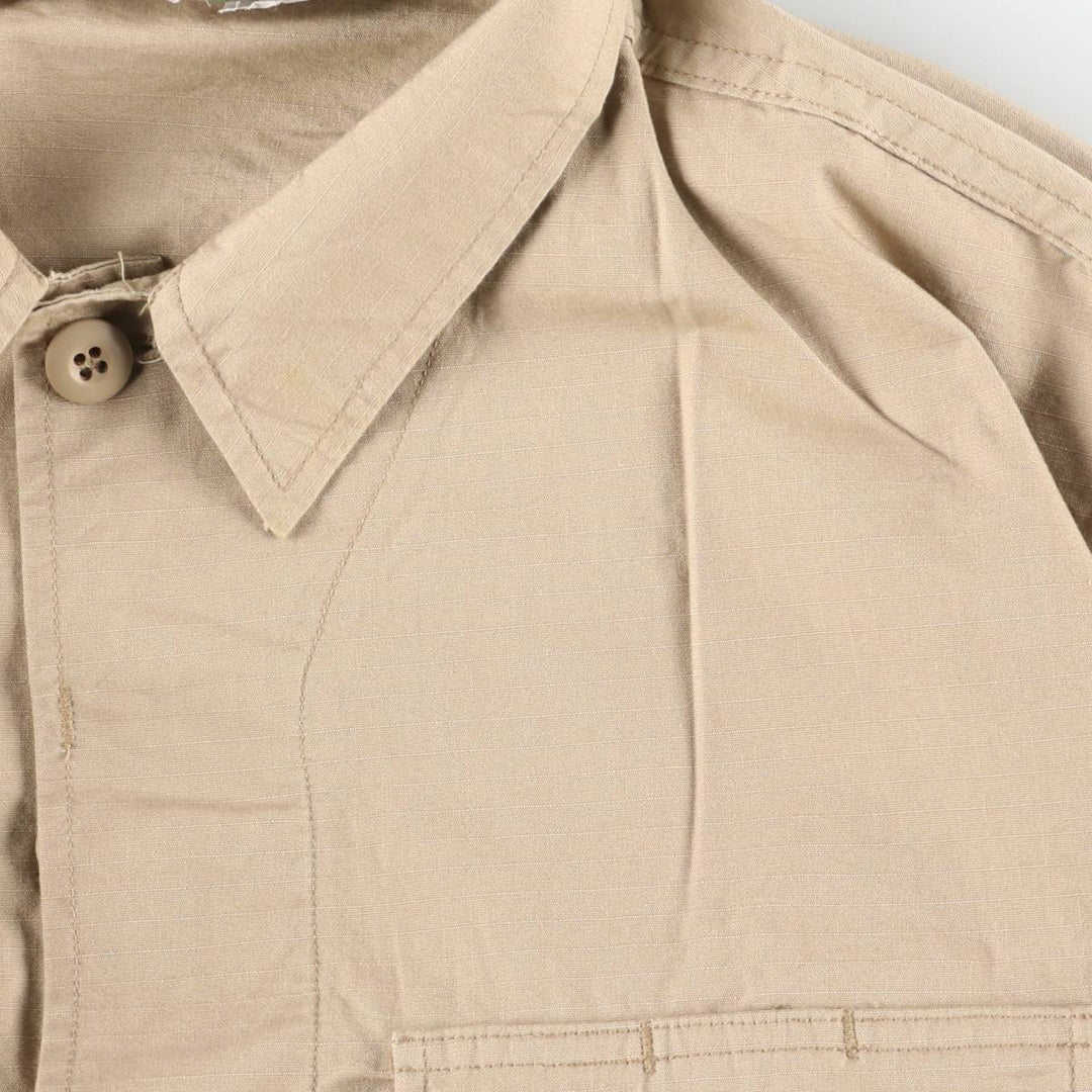 Civilian Ripstop PROPPER Military Combat Jacket, Men's Size L cotton Beige type Vintage Second Hand