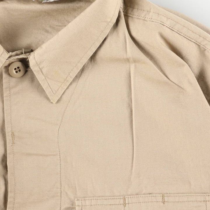 Civilian Ripstop PROPPER Military Combat Jacket, Men's Size L cotton Beige type Vintage Second Hand