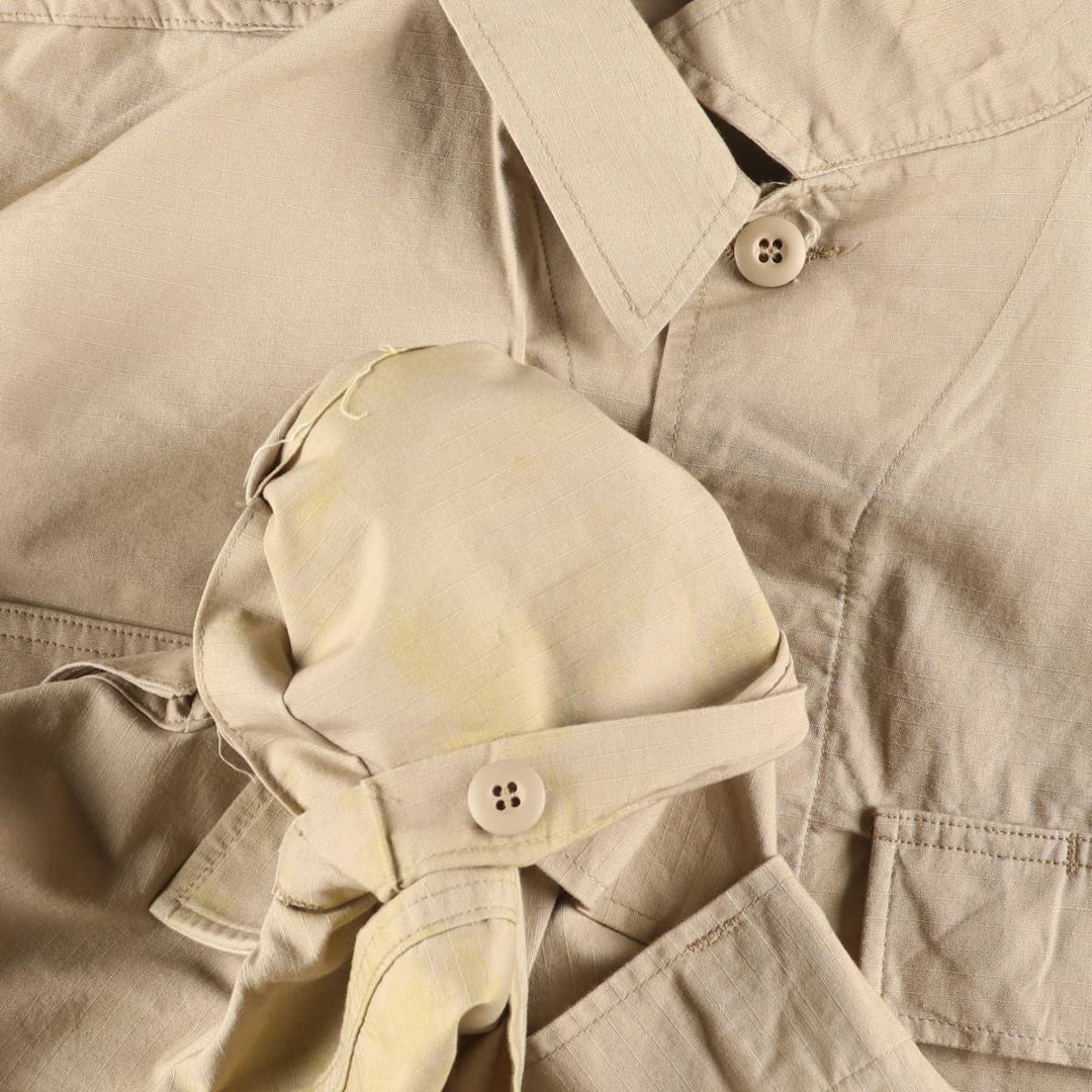 Civilian Ripstop PROPPER Military Combat Jacket, Men's Size L cotton Beige type Vintage Second Hand