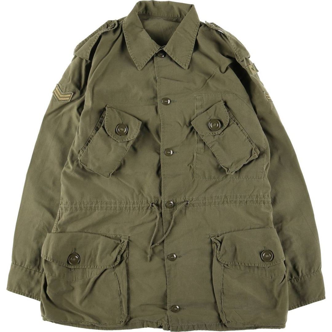 Vintage 1980'S Canadian Army MK2 Military Combat Jacket 7542, Men's Size Medium unclear Khaki type Vintage Second Hand