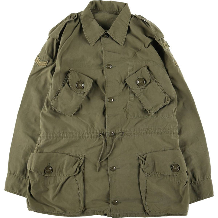 Vintage 1980'S Canadian Army MK2 Military Combat Jacket 7542, Men's Size Medium unclear Khaki type Vintage Second Hand