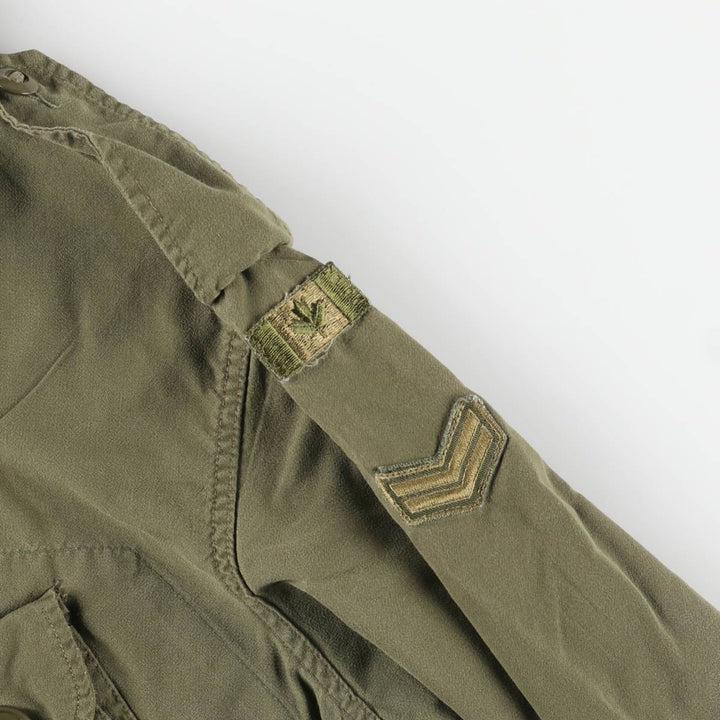Vintage 1980'S Canadian Army MK2 Military Combat Jacket 7542, Men's Size Medium unclear Khaki type Vintage Second Hand