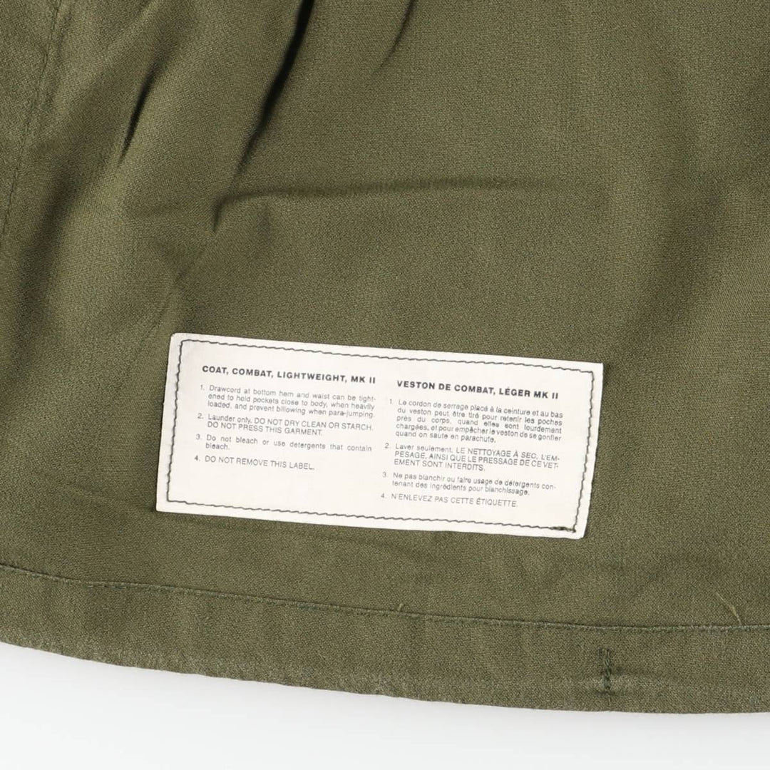 90'S Canadian Army MK2 Military Combat Jacket, Size 7038, Men's, Size Small, Vintage unclear Khaki type Vintage Second Hand