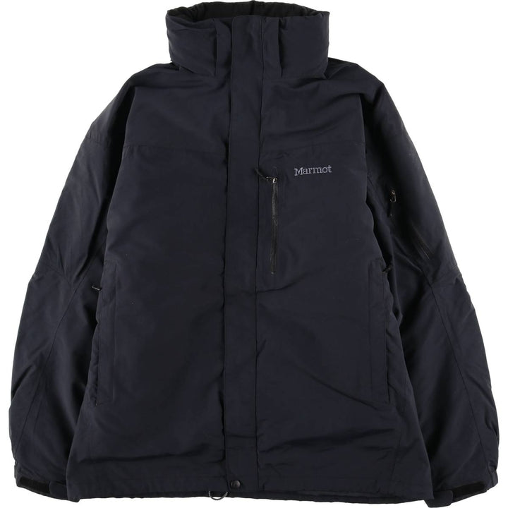 Marmot Padded Mountain Jacket, Shell Jacket, Puffer Jacket, Men's Size L Nylon black type Vintage Second Hand