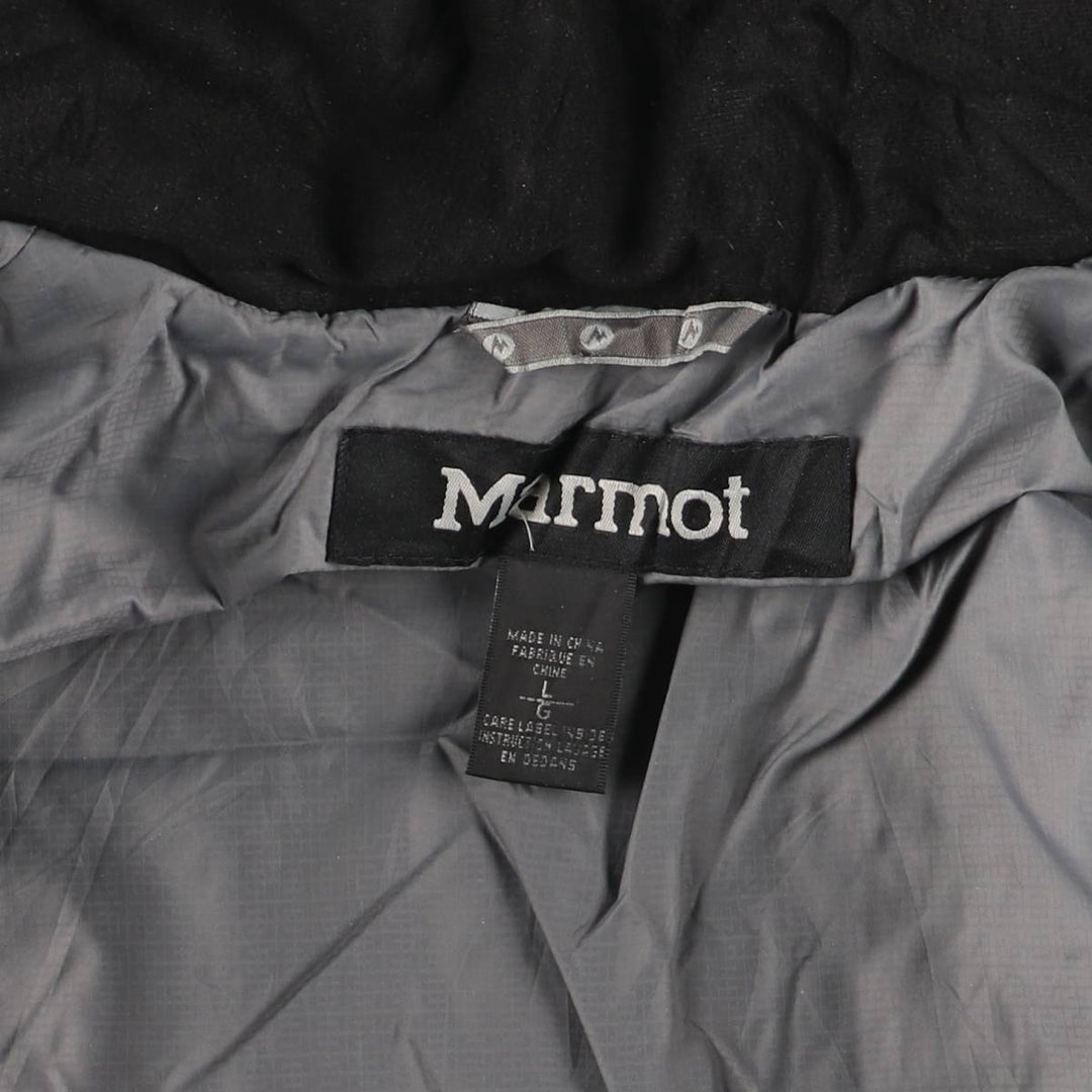 Marmot Padded Mountain Jacket, Shell Jacket, Puffer Jacket, Men's Size L Nylon black type Vintage Second Hand
