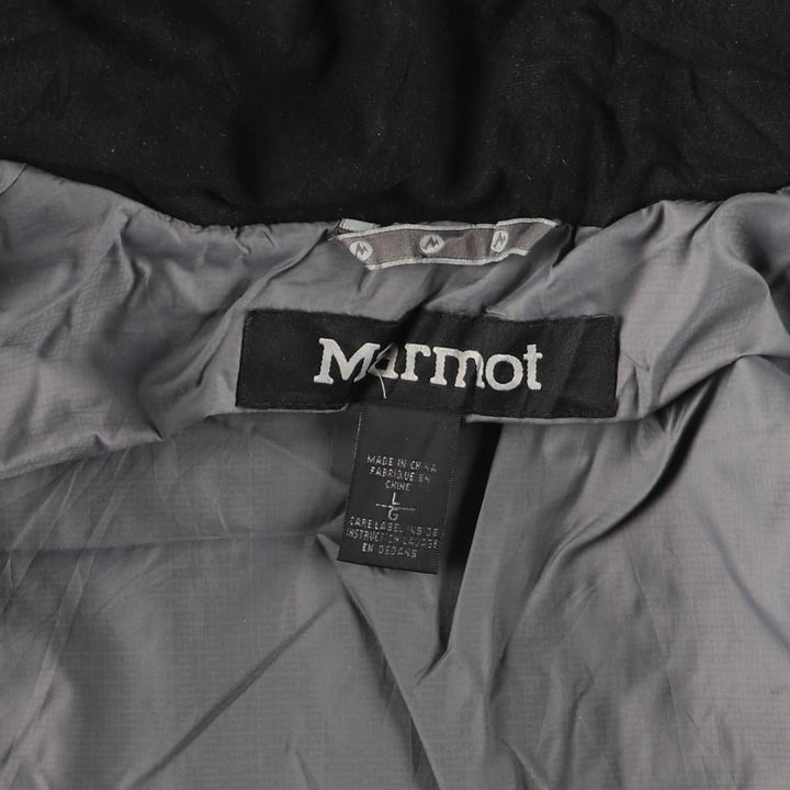Marmot Padded Mountain Jacket, Shell Jacket, Puffer Jacket, Men's Size L Nylon black type Vintage Second Hand