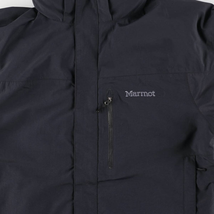 Marmot Padded Mountain Jacket, Shell Jacket, Puffer Jacket, Men's Size L Nylon black type Vintage Second Hand