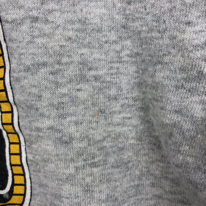 Vintage 1990'S TULTEX NFL Pittsburgh Steelers Print Sweatshirt, Made in USA, Men's Size L cotton gray type Vintage Second Hand