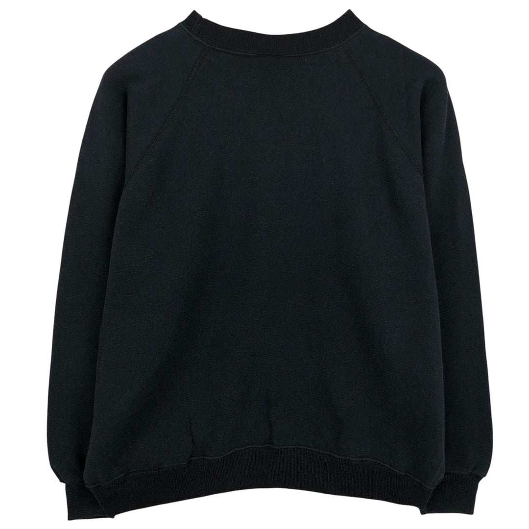 Vintage 90'S Hanes SPORT college sweatshirt, made in the USA, size L, men's cotton black type Vintage Second Hand
