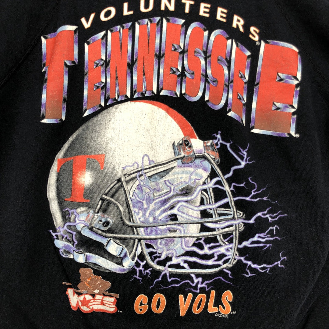 Vintage 90'S Hanes SPORT college sweatshirt, made in the USA, size L, men's cotton black type Vintage Second Hand