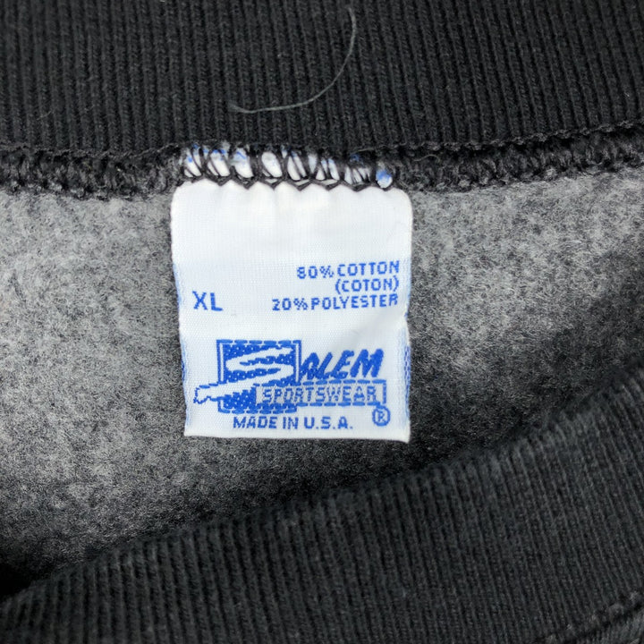 Vintage 90'S SALEM SPORTSWEAR NFL Dallas Cowboys Print Sweatshirt, Made in USA, Men's Size XL cotton black type Vintage Second Hand