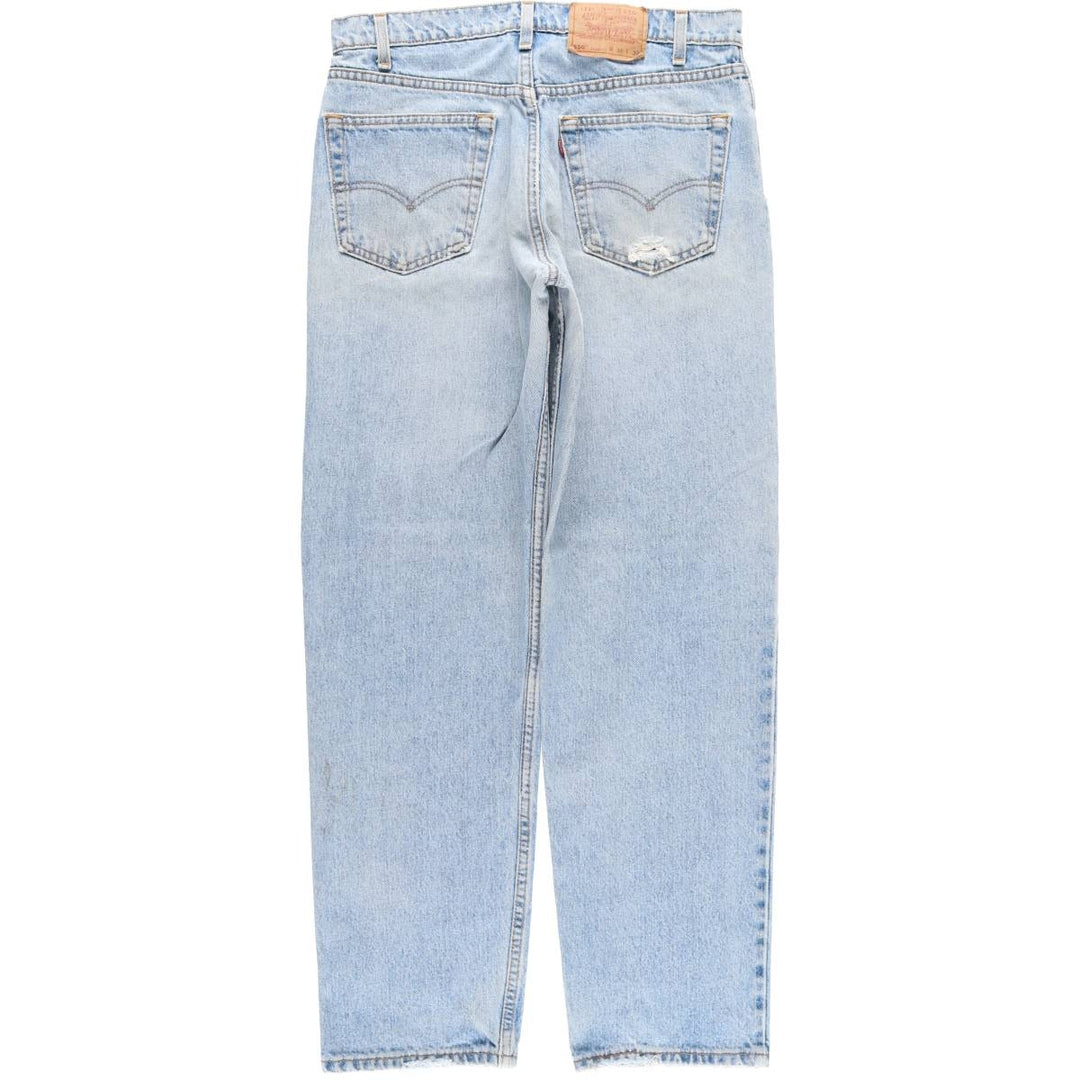 90s-00'S Vintage Levi's 550 Relaxed Fit Tapered Denim Pants, Men's Size 33 cotton blue type Vintage Second Hand