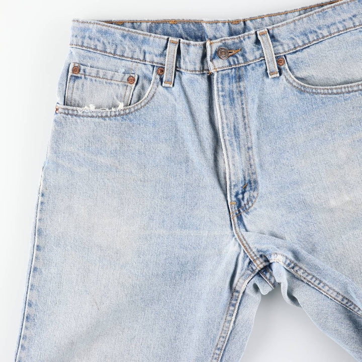 90s-00'S Vintage Levi's 550 Relaxed Fit Tapered Denim Pants, Men's Size 33 cotton blue type Vintage Second Hand