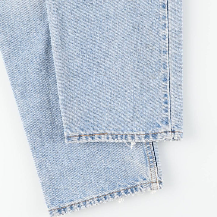 90s-00'S Vintage Levi's 550 Relaxed Fit Tapered Denim Pants, Men's Size 33 cotton blue type Vintage Second Hand