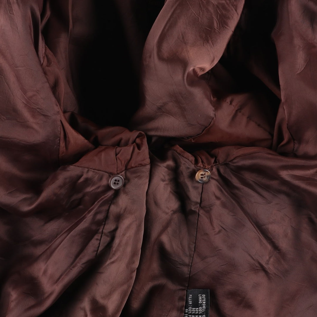 90'S Wilson's Adventure Bound padded leather jacket, men's size XL, vintage genuine leather brown type Vintage Second Hand