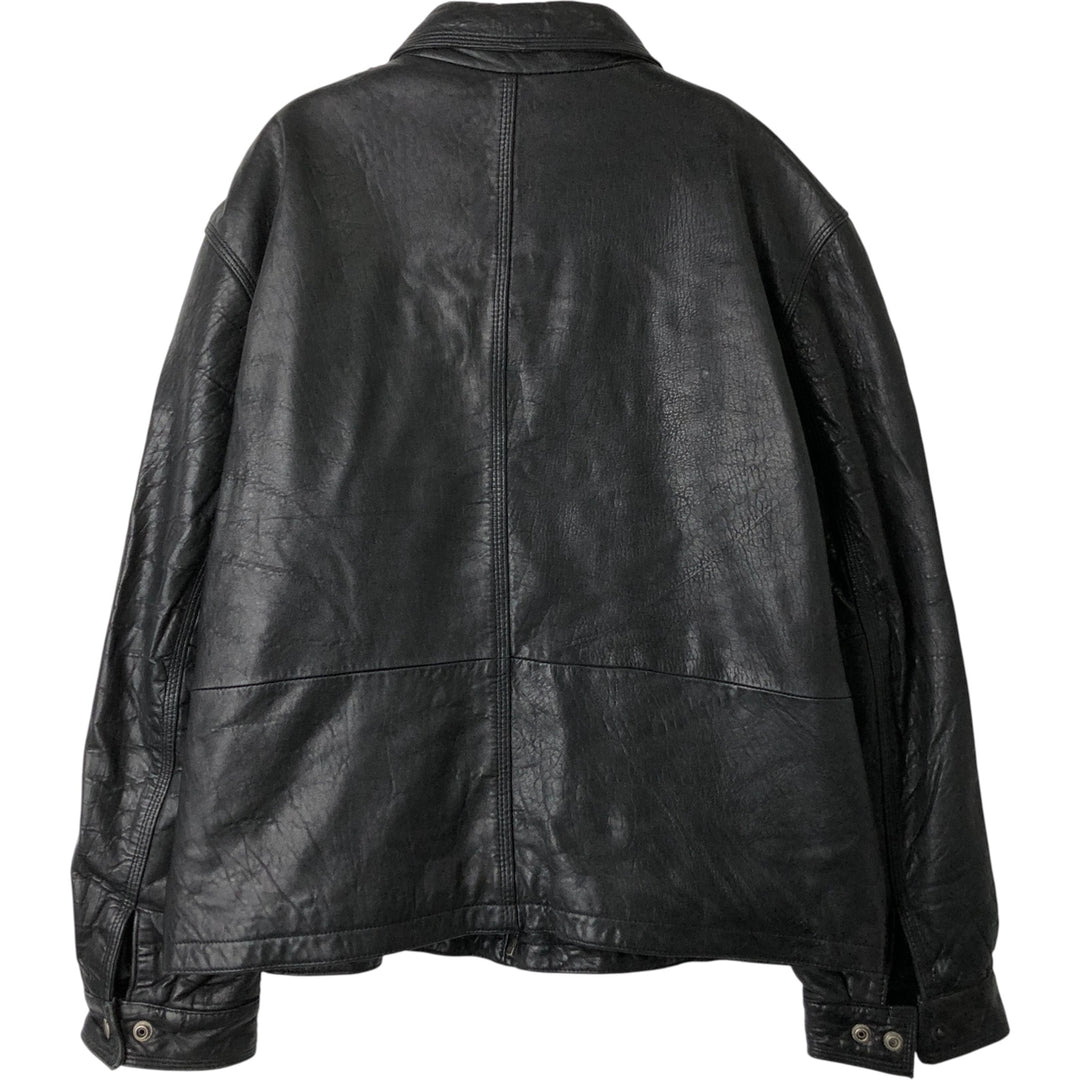 Colebrook Swing Top Padded Leather Blouson, Men's Size L genuine leather black type Vintage Second Hand