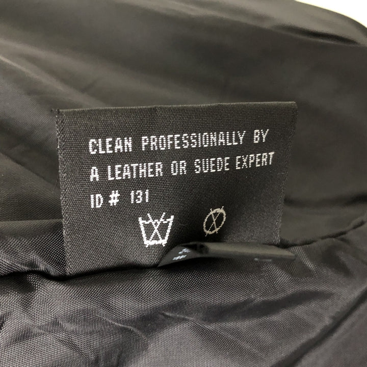 Colebrook Swing Top Padded Leather Blouson, Men's Size L genuine leather black type Vintage Second Hand