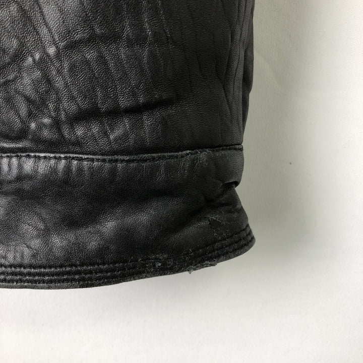 Colebrook Swing Top Padded Leather Blouson, Men's Size L genuine leather black type Vintage Second Hand