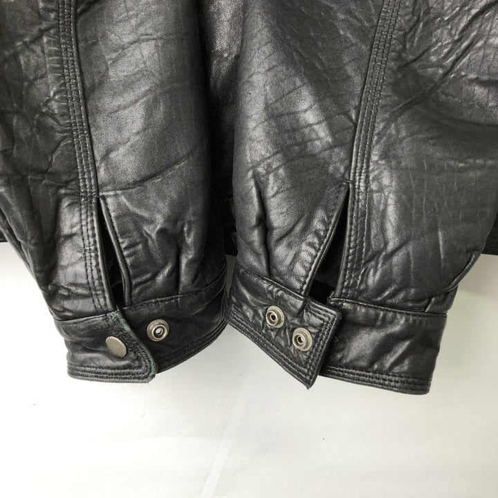 Colebrook Swing Top Padded Leather Blouson, Men's Size L genuine leather black type Vintage Second Hand