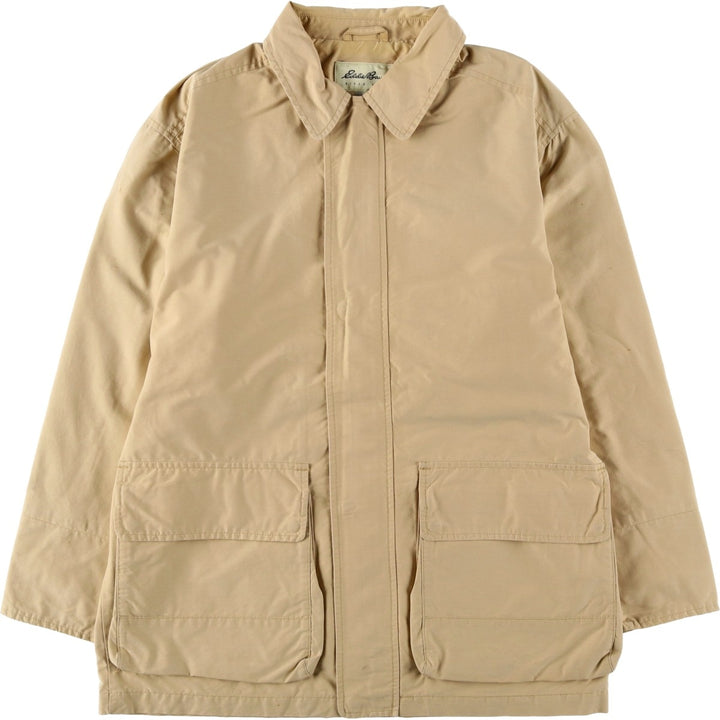 Eddie Bauer Cotton Jacket, Men's S Size cotton Beige type Vintage Second Hand