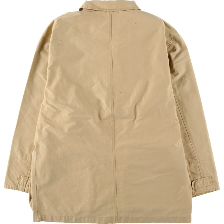 Eddie Bauer Cotton Jacket, Men's S Size cotton Beige type Vintage Second Hand