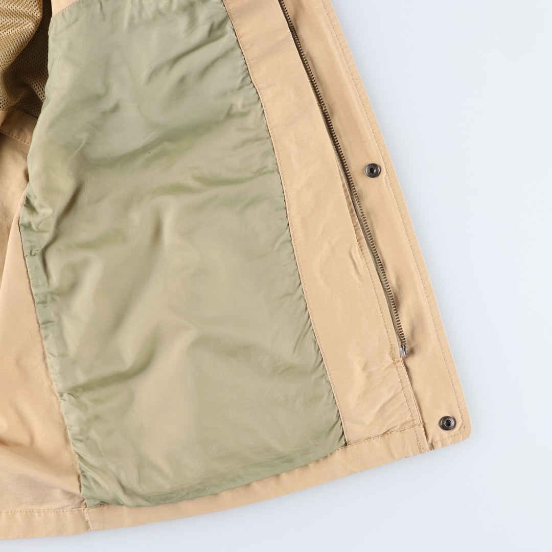 Eddie Bauer Cotton Jacket, Men's S Size cotton Beige type Vintage Second Hand