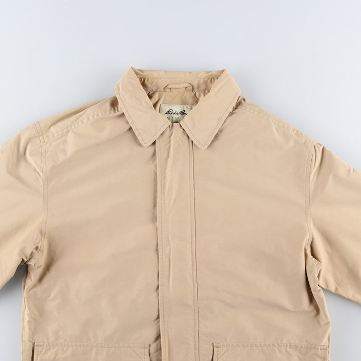 Eddie Bauer Cotton Jacket, Men's S Size cotton Beige type Vintage Second Hand