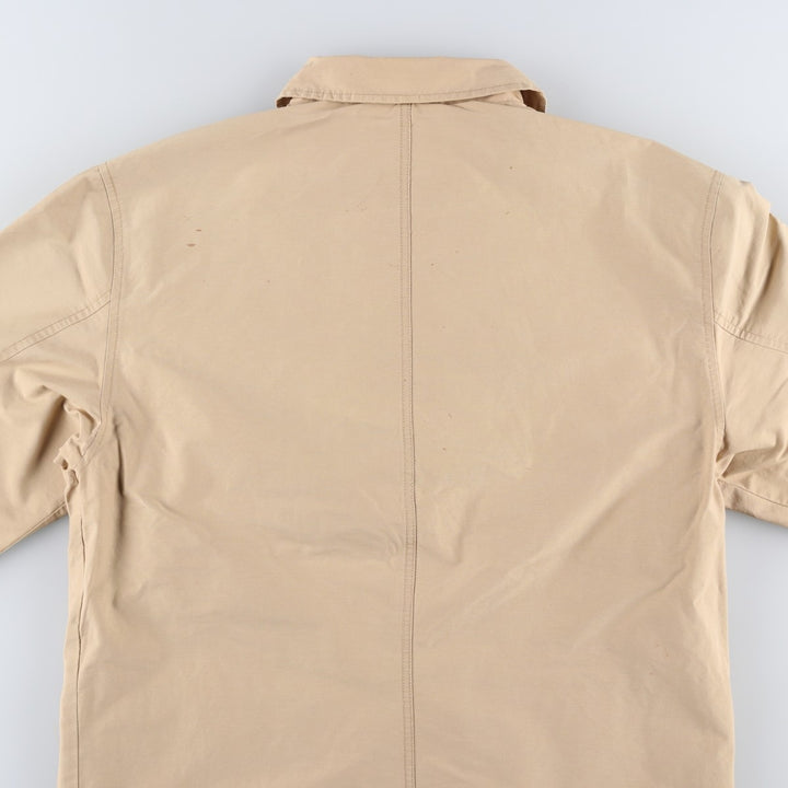 Eddie Bauer Cotton Jacket, Men's S Size cotton Beige type Vintage Second Hand