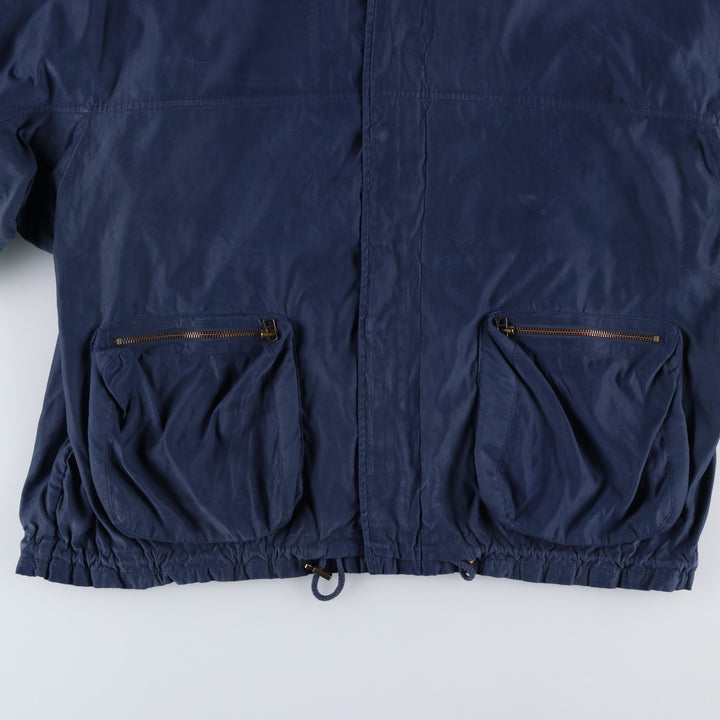 Eddie Bauer Mountain Jacket, Shell Jacket, Men's L size polyester navy blue type Vintage Second Hand