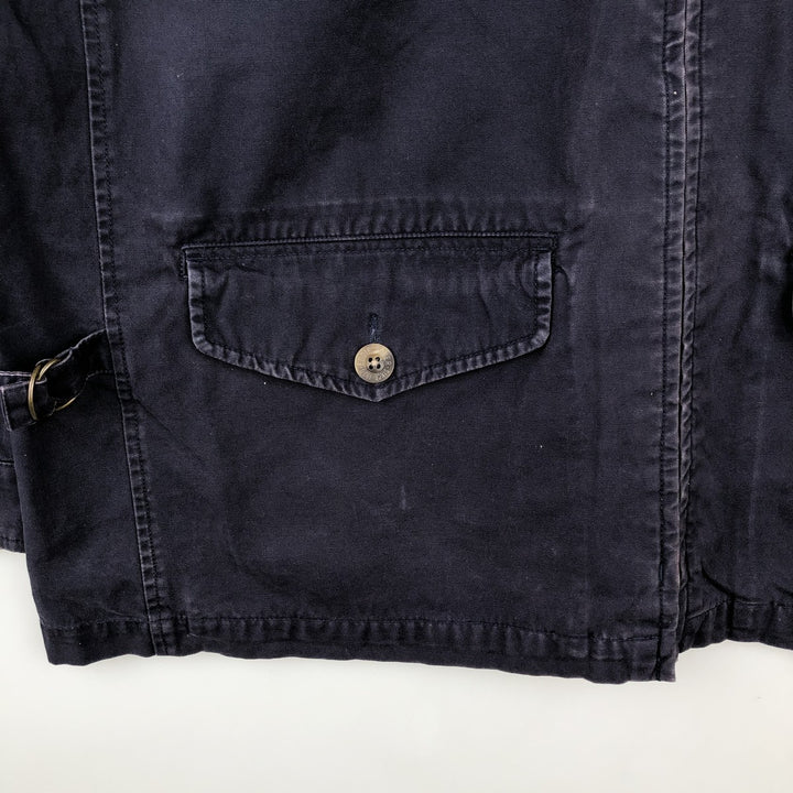 Eddie Bauer Cotton Jacket, Men's Size L cotton navy blue type Vintage Second Hand