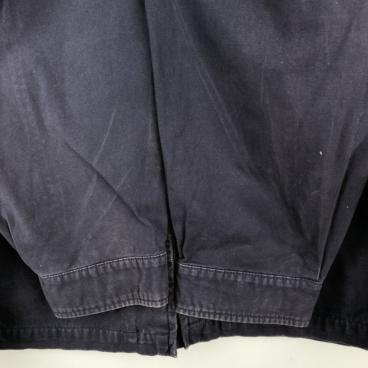 Eddie Bauer Cotton Jacket, Men's Size L cotton navy blue type Vintage Second Hand